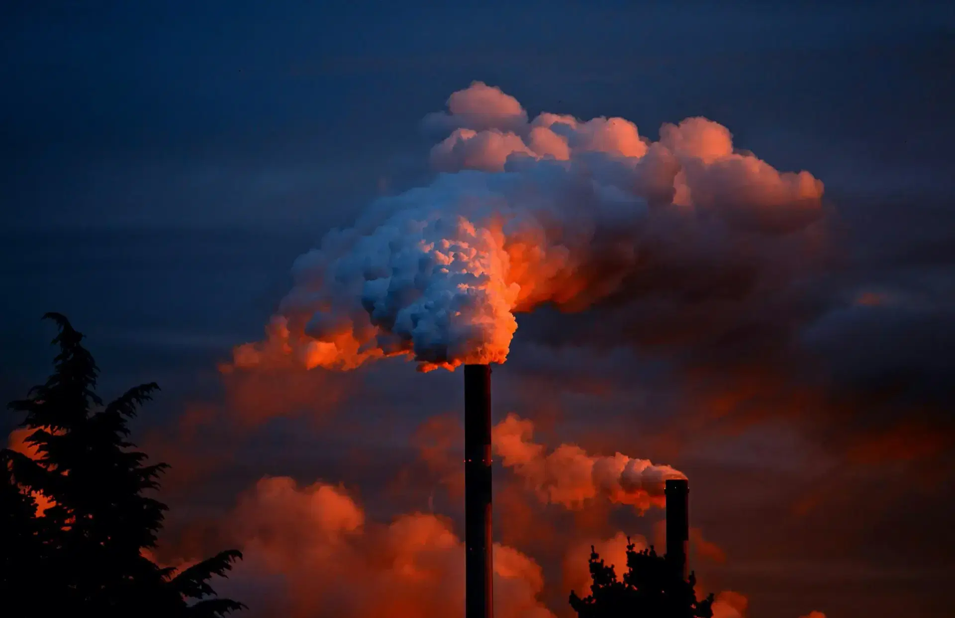 Burning fossil fuels