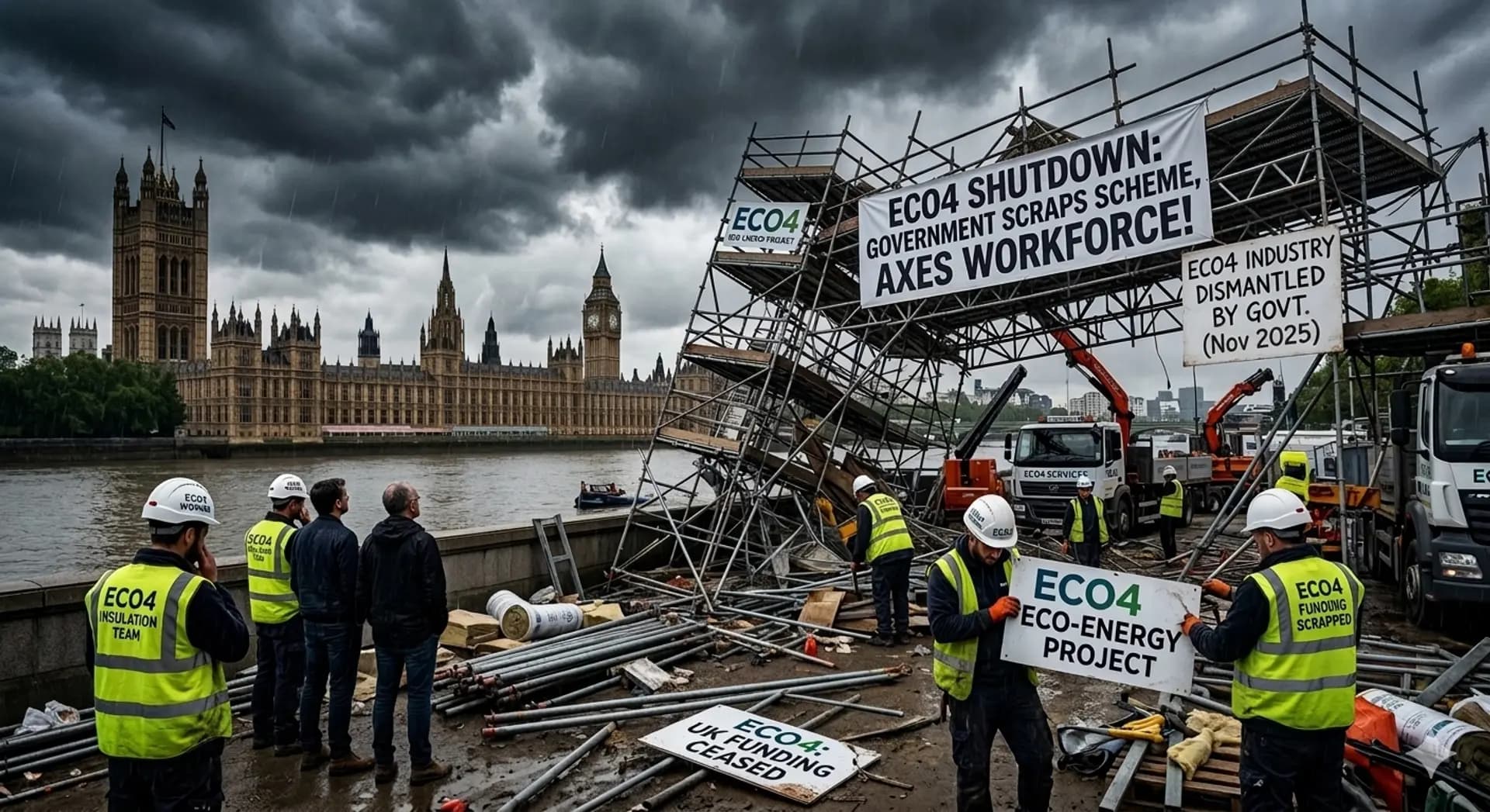The Great Green Collapse: 80,000 Jobs at Risk as ECO4 Scheme Scrapped - Main Image